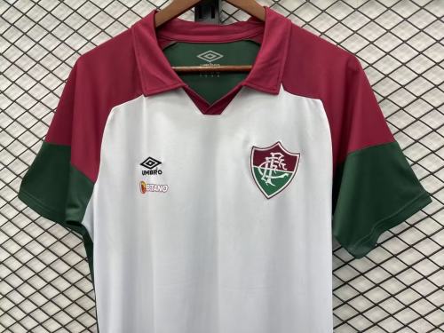adult Fluminense FC 2023-2024 Mens Polo Shirts Soccer Jersey Shirt Quick Dry Casual Short Sleeve Purple White