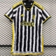 adult Juventus F.C.2023-2024 Mens Shirts Soccer Jersey Shirt Quick Dry Casual Short Sleeve black white