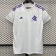 adult Clube de Regatas do Flamengo 2023-2024 Mens Shirts Soccer Jersey Shirt Quick Dry Casual Short Sleeve white purple