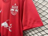 adult FC Red Bull Salzburg 2023-2024 Mens Shirts Soccer Jersey Shirt Quick Dry Casual Short Sleeve red
