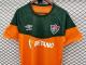 adult Fluminense FC 2023-2024 Mens Shirts Soccer Jersey Shirt Quick Dry Casual Short Sleeve Green orange