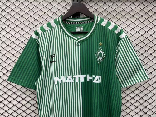 adult Sportverein Werder Bremen 2023-2024 Mens Shirts Soccer Jersey Shirt Quick Dry Casual Short Sleeve Green