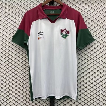 adult Fluminense FC 2023-2024 Mens Polo Shirts Soccer Jersey Shirt Quick Dry Casual Short Sleeve Purple White