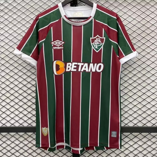 adult Fluminense FC 2023-2024 Mens Shirts Soccer Jersey Shirt Quick Dry Casual Short Sleeve red