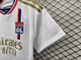 adult Olympique Lyonnais 2023-2024 Mens Shirts Soccer Jersey Shirt Quick Dry Casual Short Sleeve white