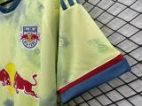 adult New York Red Bulls 2023-2024 Mens Shirts Soccer Jersey Shirt Quick Dry Casual Short Sleeve yellow