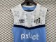 adult Santos FC 2023-2024 Mens vest Soccer Jersey Shirt Quick Dry Casual Short Sleeve vest blue white