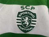 adult Sporting CP 2023-2024 Mens Shirts Soccer Jersey Shirt Quick Dry Casual Short Sleeve Green