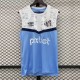 adult Santos FC 2023-2024 Mens vest Soccer Jersey Shirt Quick Dry Casual Short Sleeve vest blue white