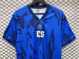 adult El Salvador national football team 2023-2024 Mens Shirts Soccer Jersey Shirt Quick Dry Casual Short Sleeve blue