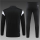 adult Associazione Calcio Milan 2023-2024 Mens Soccer Jersey Quick Dry Casual long Sleeve trousers suit black