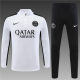adult Paris Saint-Germain F.C.2023-2024 Mens Soccer Jersey Quick Dry Casual long Sleeve trousers suit White