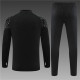 adult Olympique de Marseille 2023-2024 Mens Soccer Jersey Quick Dry Casual long Sleeve trousers suit black