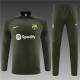 adult FC Barcelona 2023-2024 Mens Soccer Jersey Quick Dry Casual long Sleeve trousers suit Green