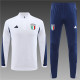 adult Italy national football team 2023-2024 Mens Soccer Jersey Quick Dry Casual long Sleeve trousers suit white