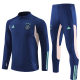 adult AFC Ajax 2023-2024 Mens Soccer Jersey Quick Dry Casual long Sleeve trousers suit blue