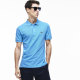 adult men's fashion casual POLO shirt lake blue