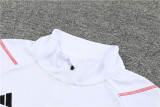 adult Clube de Regatas do Flamengo 2023-2024 Mens Soccer Jersey Quick Dry Casual long Sleeve trousers suit white