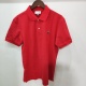 adult men's fashion casual POLO shirt red