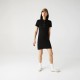 women's Adult casual Embroidery Short Sleeve polo skirt black 72238