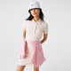 women's Adult casual Embroidery Short Sleeve polo skirt Light Pink 72238