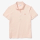 women's Adult casual Embroidery short sleeved polo shirt Light Pink 2239