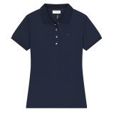 women's Adult casual Embroidery short sleeved polo shirt royal blue 2239