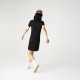 women's Adult casual Embroidery Short Sleeve polo skirt black 72238