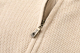 Men's casual embroidery Long sleeve Half zipper Sweater