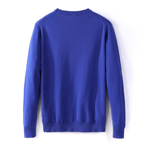 Men's casual embroidery Long sleeve round neck Sweater