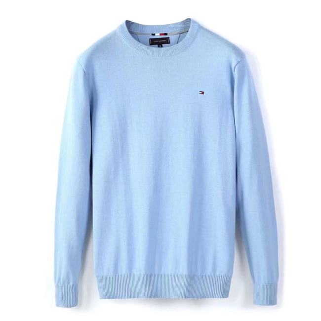 Men's casual embroidery Long sleeve round neck Sweater