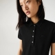 women's Adult casual Embroidery short sleeved polo shirt black 2239