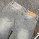 Men's Casual Stretch denim pants light gray 2338