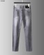 Men's Casual Stretch denim pants grey 3606