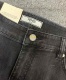 Men's Casual Stretch denim pants black 6608