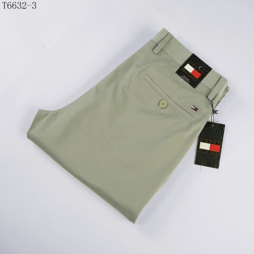 Men's Casual commercial affairs Loose fitting pants Green 6632