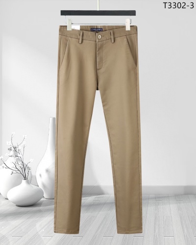 Men's Casual commercial affairs Loose fitting pants brown 3302