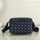 Men's  Signature Print Crossover Bag with Foldable Card Wallet 236