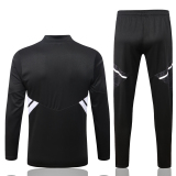 adult Juventus F.C. 2023-2024 Mens Soccer Jersey Quick Dry Casual long Sleeve trousers suit black