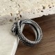 925 silver Garden Serpent spirituel SILVER RING  jewelry R0054