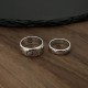 925 silver Blind For Love SILVER RING  jewelry (thickness 5mm ) R0005