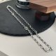 925 silver Interlocking double G Necklace jewelry 00105