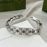 925 silver Double G Bee Carving Bracelet  jewelry S0092