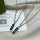 925 silver Enamel pendant Necklace jewelry p0122