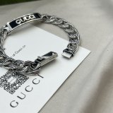 925 silver Wide plate enamel Bracelet jewelry S0094