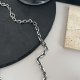925 silver Interlocking double G Necklace jewelry 00105