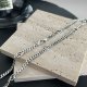 925 silver Double G Fine Edition Necklace jewelry P0112
