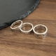 925 silver Ghost SILVER RING jewelry (thickness 6mm )R0003