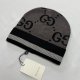 One Point Knit Cap Cuffed Beanie Winter Soft Warm Unisex 217