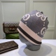 One Point Knit Cap Cuffed Beanie Winter Soft Warm Unisex 217